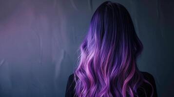 elegance purple ombre photo