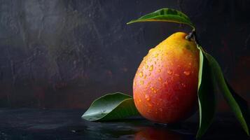 shot studio mango fruit photo