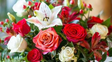 Give the gift of a beautiful bouquet of flowers photo