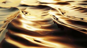 3d render of abstract fluid shapes, close up, sepia background, Gradient light, water ripple, Hd details photo