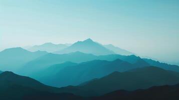 mountains, clean lines, cinematic desktop wallpaper, bright colours and deep blacks photo