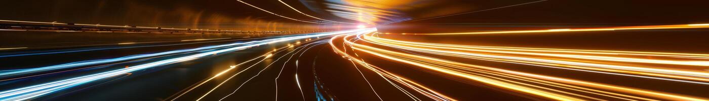 Tunnel Effect Created by Streaks of Light photo