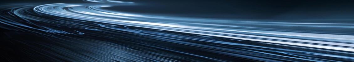 Minimalist Concept with Streaks of Light in Dark Blue Hues photo