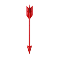 Red Arrow Pointing on transparent background png