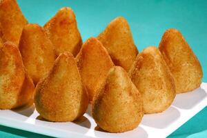 Chicken Coxinha, classic and delicious Brazilian snack photo