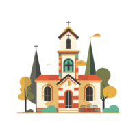 Church with steeple png
