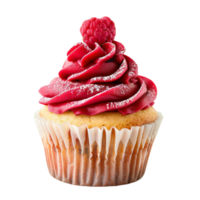 Tasty red chocolate cupcake png