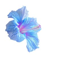 blauw blad bloem png