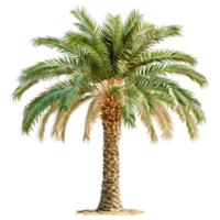 Ramadán fecha palma árbol en el playa png