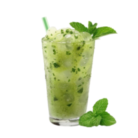 Cool Down with Mint Indulging in the Ultimate Refreshing Mint Slush Treat png