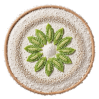 Winged bean flour mandala a circular design of fine winged bean flour medium winged bean png