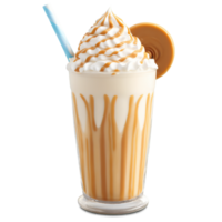 salgado caramelo Sonhe milkshake caramelo redemoinhos mar sal flocos indulgente tratar olho pegando verão beber png