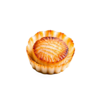 Scallops pan seared to golden perfection with a delicate caramelized crust and a tender center png