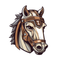 cartoon war horse head png