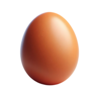 Fresh brown egg. Symbol of healthy eating and natural products. png