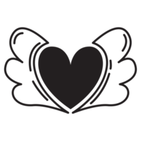 Hearts set. Hand drawn hearts, Heart doodles, Doodle sketch style of hearts icon png