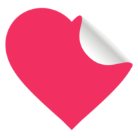 Pink heart transparent png