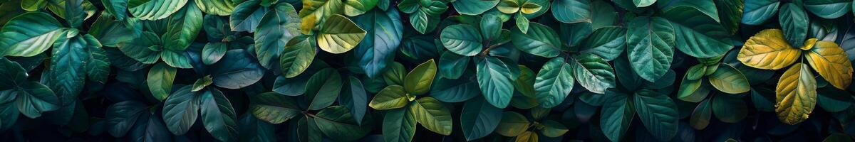 Lush Green Botanical Wallpaper with Vibrant Leaves photo
