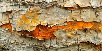 Rugged Aesthetic Close-Up of Pine Tree Bark with Rustic Charm photo
