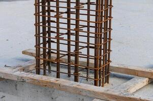 reinforcement at a construction site for concreting 10 photo