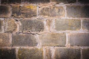 Background of old vintage dirty brick wall, texture 2 photo