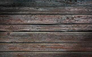 Horizontal retro background with wooden painted boards with cracked paint 3 photo