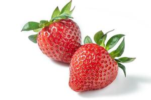 Strawberry isolated. Strawberry on white. Full depth of field. With clipping path 2 photo