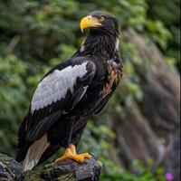 foto Stellers mar águila en naturaleza