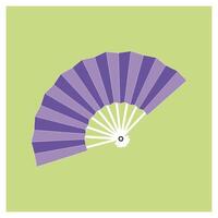 Hand fan icon vector