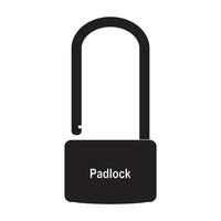 Padlock icon design vector