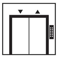 diseño de icono de ascensor vector