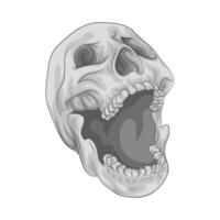 Illustration of skull vector