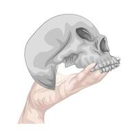 Illustration of skull vector