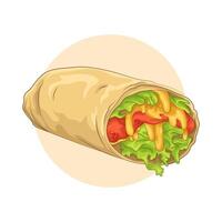 Illustration of tacos vector