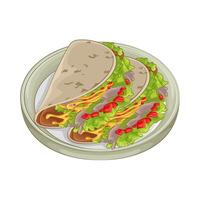 Illustration of tacos vector