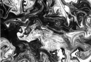 Ink Marble Black and White Grunge Texture. Liquid Abstract Surface for Mockup Design and Background. Artistic Ebru Painting. vector