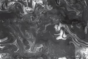 Ink Marble Black and White Grunge Texture. Liquid Abstract Surface for Mockup Design and Background. Artistic Ebru Painting. vector