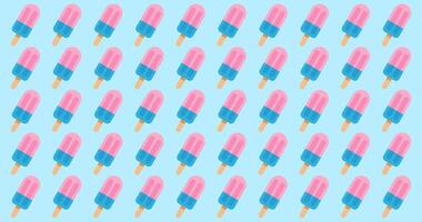 Ice cream seamless pattern. Ice cream background. summer background Illustration. vector