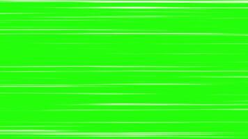 Motion Speed Lines. 2D Side View Animation on Green Background video