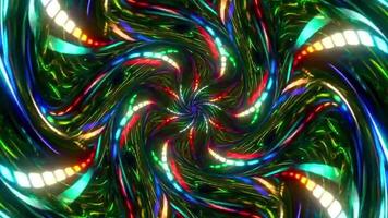 Movement background with fractal design Abstract multicolored movement graphic background video