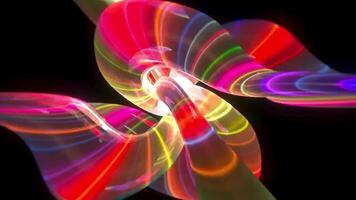 Movement background with fractal design Abstract multicolored movement graphic background video