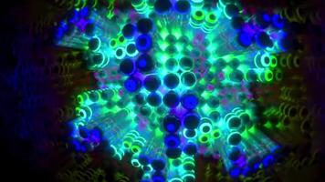 Movement background with fractal design Abstract multicolored movement graphic background video