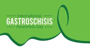 International Gastroschisis Awareness Day observed every year in July. Template for background, banner, card, poster with text inscription. vector