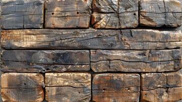 Aged Elegance. The Artful Tapestry of Weathered Wood photo