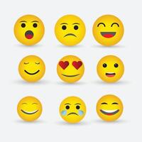 World Emoji Day observed every year in July. Template for background, banner, card, poster with text inscription. vector