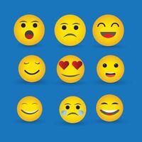 World Emoji Day observed every year in July. Template for background, banner, card, poster with text inscription. vector