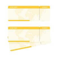 Boarding pass tickets. Airplane tickets. Fly and travel. Booking service. vector