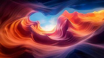 Illustration of Antelope Canyon background wallpaper natural rock formation photo