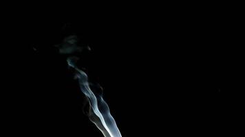 Smoke effect with black background video