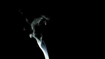 Smoke effect with black background video